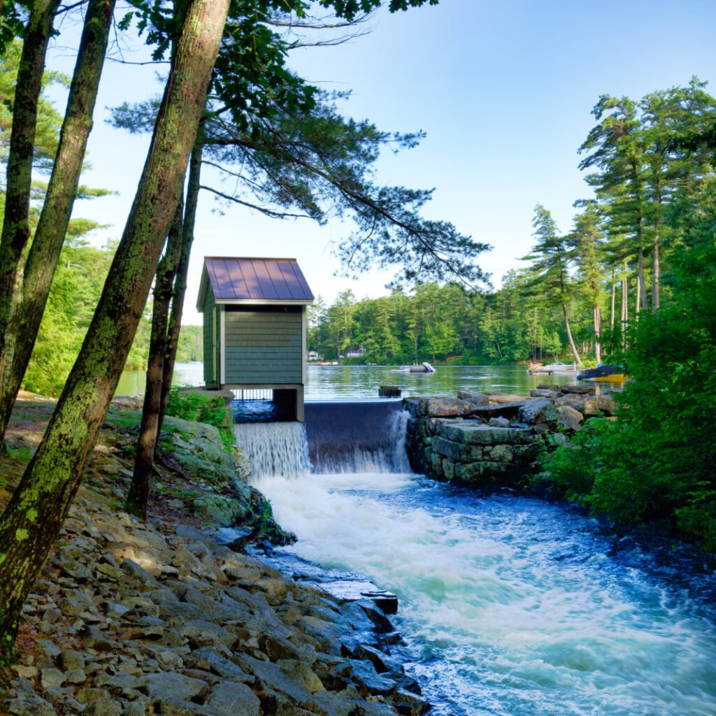 Crescent Lake Dam Wolfeboro